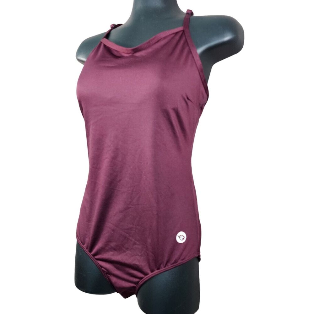 Baleaf Women's One Piece Swim Suit Size 34 Athlete Training Adjustable Burgundy